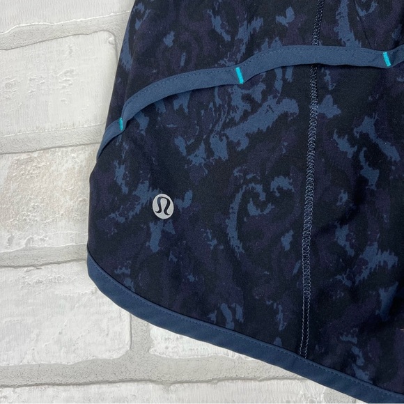 Lululemon Run: Speed Short, Beautiful Baroque Inkwell / Inkwell / Surge, Size 4 - Picture 9 of 12